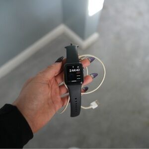 Apple Watch with S/M band.